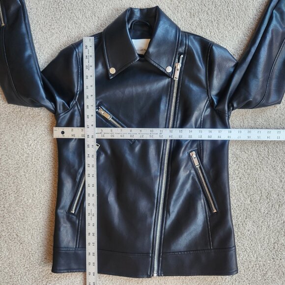 Anthropologie Avec Les Filles Faux Moto Jacket - Picture 4 of 11